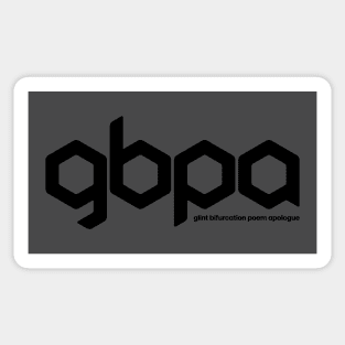 GBPA logo Sticker